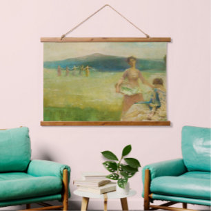 Tapisserie Suspendue Ressort Allégende Vintage paysage Art