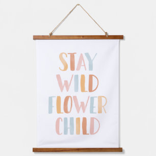 Tapisserie Suspendue Restez Fleurs Fleurs Filles Boho Girls Décor Chamb