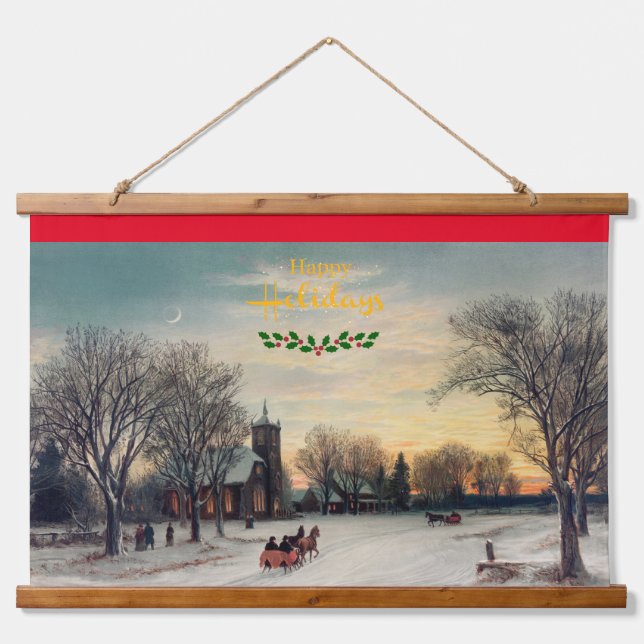 Tapisserie Suspendue Réveillon de Noël (Devant)