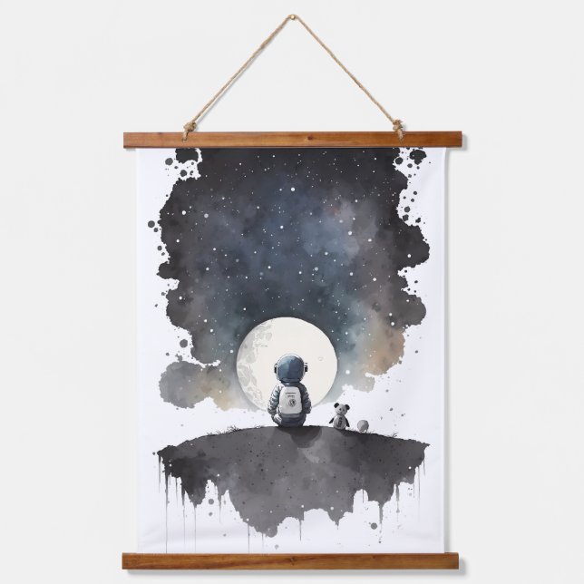 Tapisserie Suspendue Rêver d'astronaute (Recto)