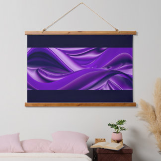 Tapisserie Suspendue Rêves arc-en-ciel à fleurs violettes