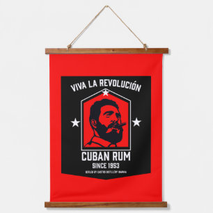 Tapisserie Suspendue Révolution des buveurs de rhum Libre à Cuba