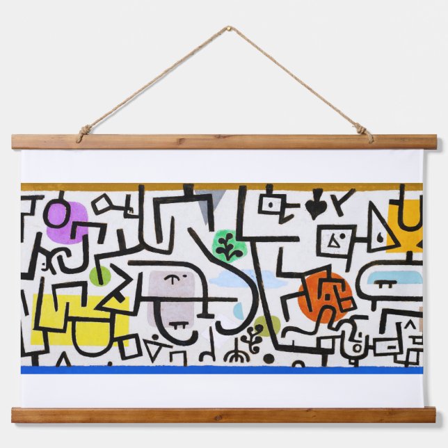 Tapisserie Suspendue Rich Port, Paul Klee (Devant)