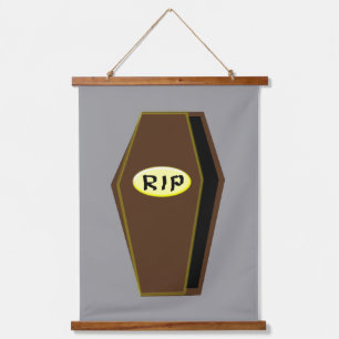 Tapisserie Suspendue RIP Halloween café de la fin