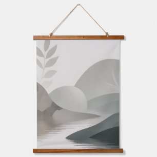 Tapisserie Suspendue Rivière Minimaliste