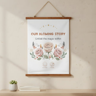 Tapisserie Suspendue Romantic Roses Flowers Tapestry