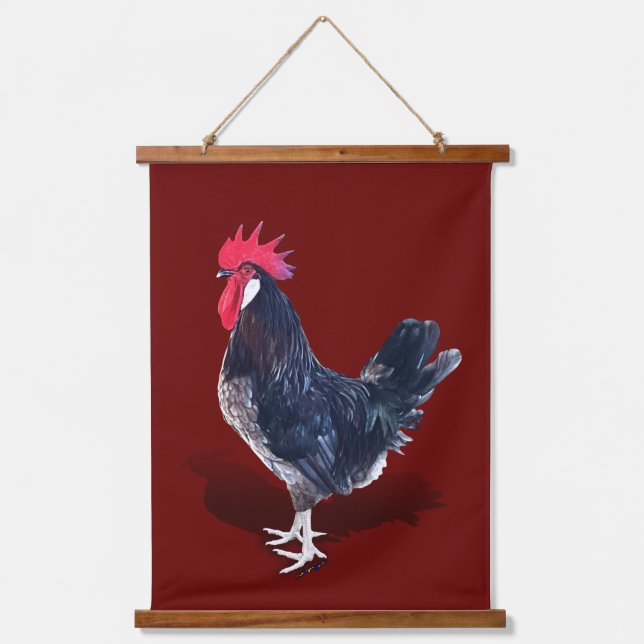 Tapisserie Suspendue Rooster de Minorque (Recto)
