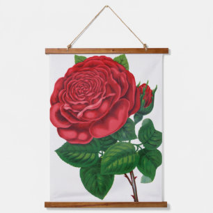 Tapisserie Suspendue Rose Print Rochester Lithographing and Printing Co