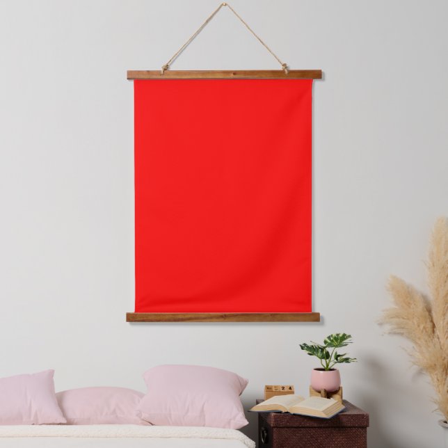 Tapisserie Suspendue Rouge Uni 66x91 cm Vertical (Chambre à coucher)