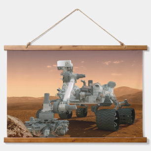 Tapisserie Suspendue Rover Curiosity Du Laboratoire Scientifique Mars. 