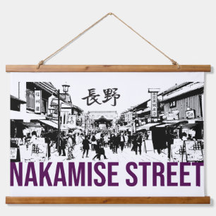 Tapisserie Suspendue rue nakamise