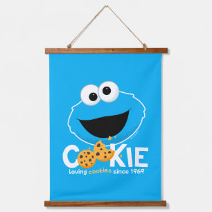 Tapisserie Suspendue Rue Sésame   Cookie Monster Lookies
