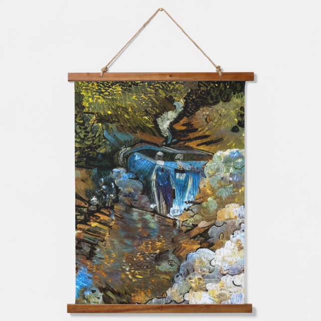 TAPISSERIE SUSPENDUE RUISSEAU CASCADE (Recto)