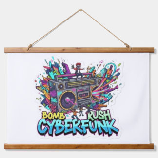 Tapisserie Suspendue rush de bombe cyberfunk