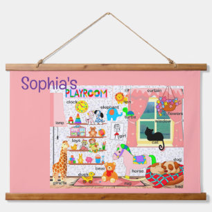 Tapisserie Suspendue Salle de jeux pour filles