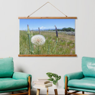 Tapisserie Suspendue Salsify Plante Seed Pod Hanging Tapestry