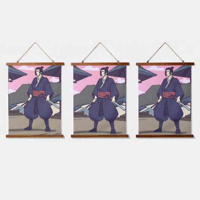 Tapisserie Suspendue samouraï (Tripler)