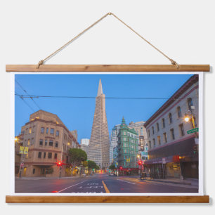 Tapisserie Suspendue San Francisco Cityscape at Twilight