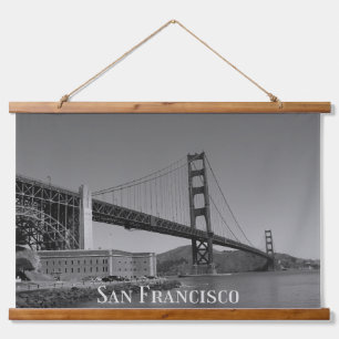 Tapisserie Suspendue San Francisco Skyline   SF Gloden Gate Bridge