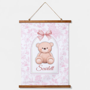Tapisserie Suspendue Scarlett Conception personnalisée d'ours en pelu