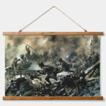 Scène de bataille française de Verdun WW1