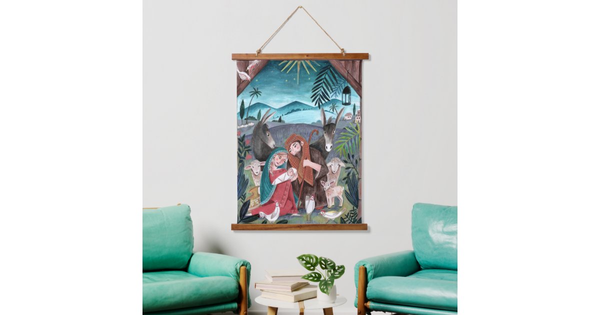 TAPISSERIE DE LA Madonna de Fatima Et Trois Pastorelli Avec Cadre CM 51