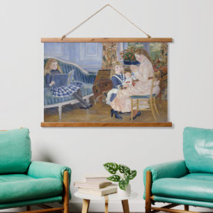 Tapisserie Suspendue Scène pastorale d'enfance Cottagecore Renoir
