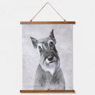 Tapisserie Suspendue Schnauzer (géant) - Joli art original pour chien