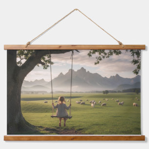 Tapisserie Suspendue Sérénité pastorale