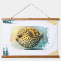 Série Aquarelle : Poisson-globe
