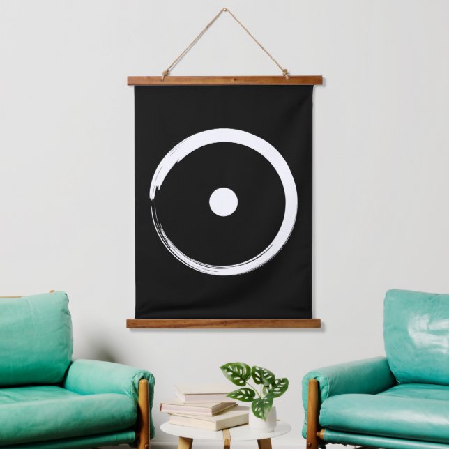 Tapisserie Suspendue Signe astrologique - Bouddhisme Zen Circle 2 (Salon)