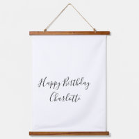 SIMPLE MINIMAL.CUTIE AJOUTER NOM BÉBÉ joyeux anniv