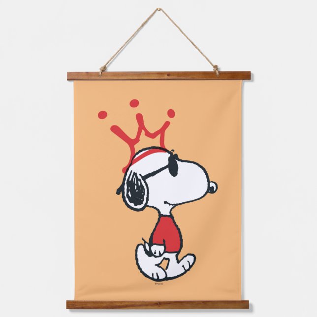 Tapisserie Suspendue Snoopy - Joe Cool Crown (Recto)