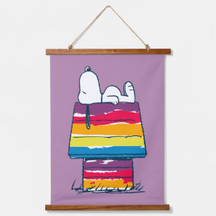 Tapisserie Suspendue Snoopy Rainbow Dog House