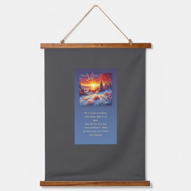 Tapisserie Suspendue Solstice d'hiver (Recto)