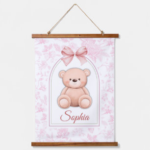 Tapisserie Suspendue Sophia Conception personnalisée d'ours en peluch