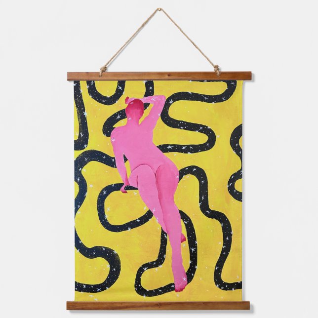 Tapisserie Suspendue Sous la peau II (Recto)