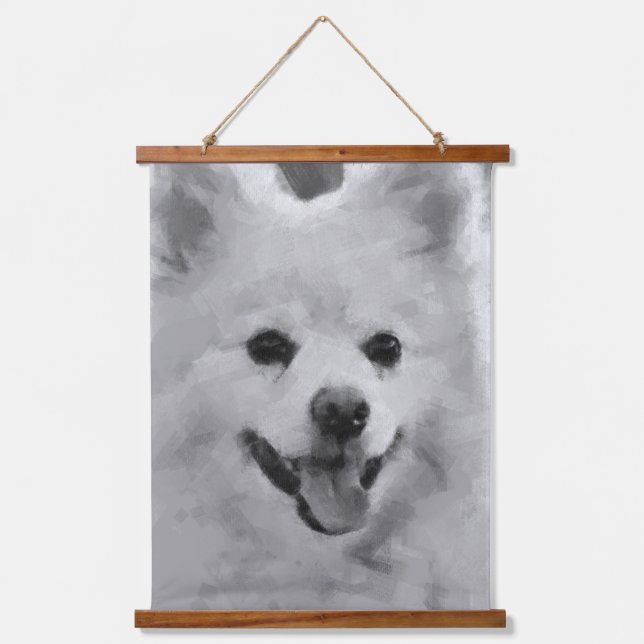 Tapisserie Suspendue Spitz japonais (Recto)