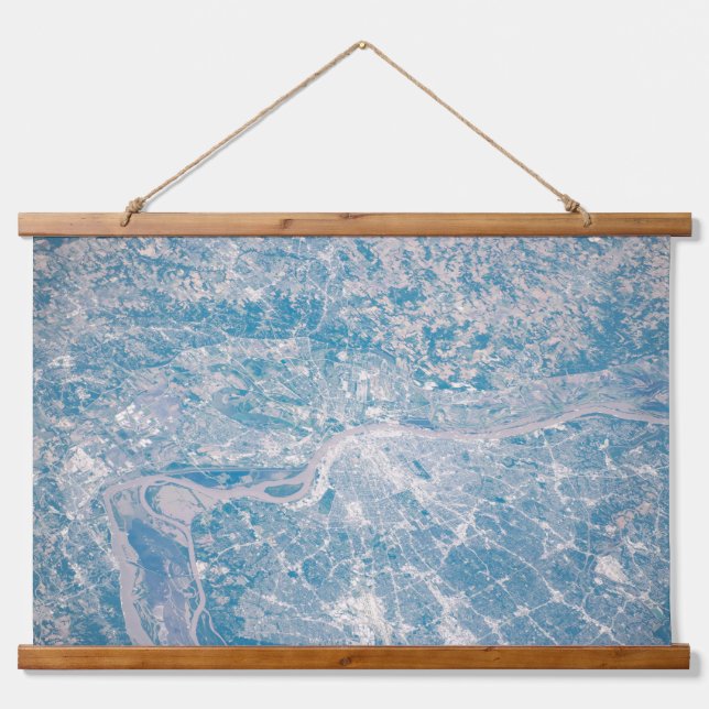 Tapisserie Suspendue St. Louis, Missouri Le Long Du Mississippi. (Devant)