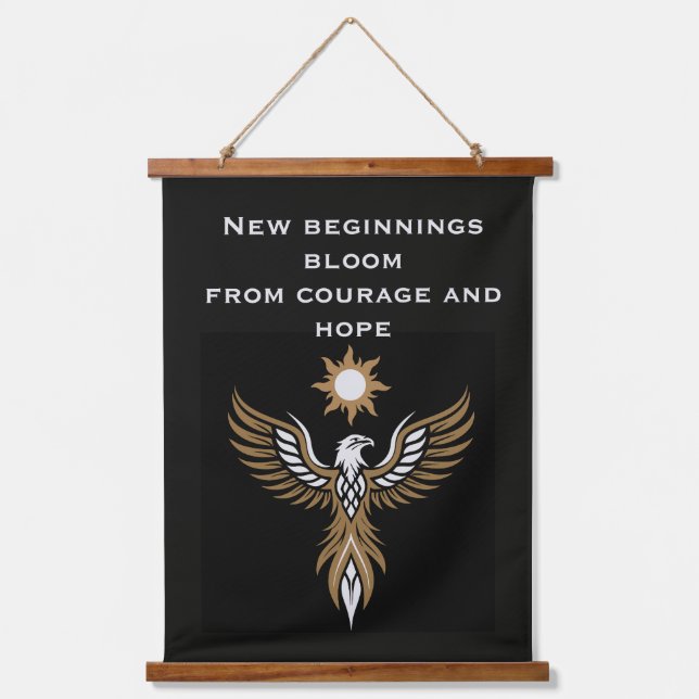 Tapisserie Suspendue Starting Over Gift (Recto)