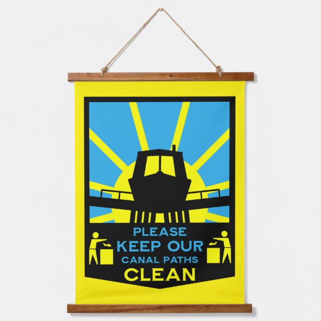 Tapisserie Suspendue Stickers Et Signes De Bateau Étroite (Recto)