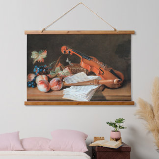 Tapisserie Suspendue Still Life avec un violon art