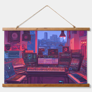 Tapisserie Suspendue Studio de Musique à Domicile