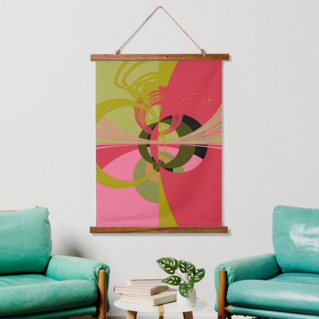 Tapisserie Suspendue Style Art Déco (Salon)