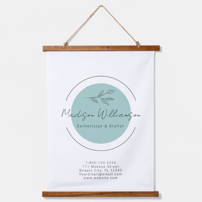 Tapisserie Suspendue Styliste des thérapeutes modernes Spa minimaliste  (Recto)