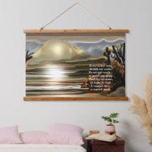 Sun Rise sur le désert Sud-Ouest Abstrait