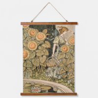 Sunflower Art Nouveau Jardin Grasset Femme
