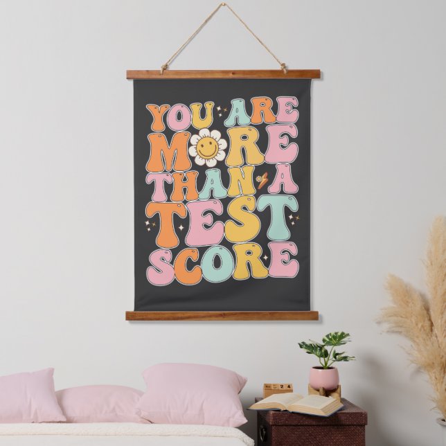 Tapisserie Suspendue Super Vous Êtes Plus Qu'Un Jour De Test Score (Chambre à coucher)