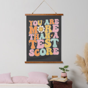 Tapisserie Suspendue Super Vous êtes plus qu'un score de test Jour de t