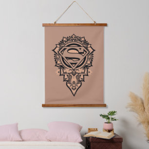 Tapisserie Suspendue Supergirl Mandala Graphic